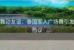 舞动友谊：泰国军人广场舞引发热议