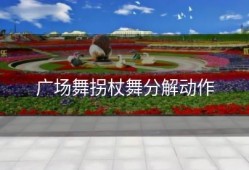 广场舞拐杖舞分解动作