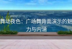 舞动夜色：广场舞背面演示的魅力与内涵