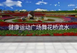 健康运动广场舞花桥流水