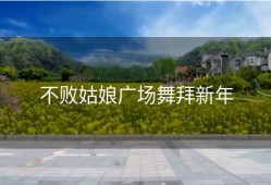 不败姑娘广场舞拜新年