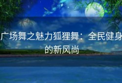 广场舞之魅力狐狸舞：全民健身的新风尚