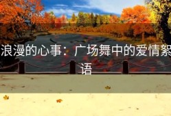 浪漫的心事：广场舞中的爱情絮语