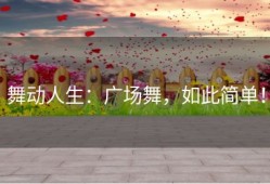 舞动人生：广场舞，如此简单！