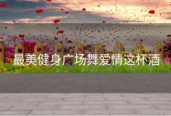 最美健身广场舞爱情这杯酒