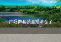 广场舞套装直播清仓了