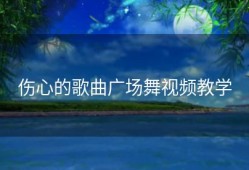 伤心的歌曲广场舞视频教学