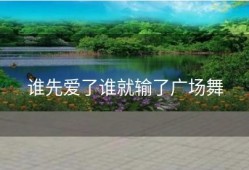 谁先爱了谁就输了广场舞