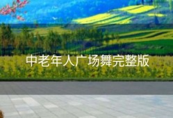 中老年人广场舞完整版