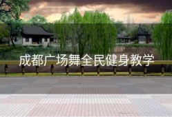 成都广场舞全民健身教学