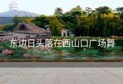东边日头落在西山口广场舞