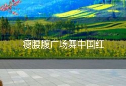 瘦腰腹广场舞中国红