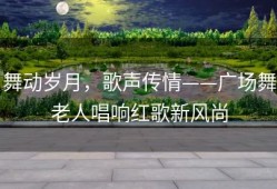 舞动岁月，歌声传情——广场舞老人唱响红歌新风尚