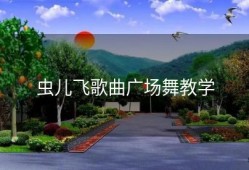 虫儿飞歌曲广场舞教学