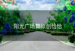 阳光广场舞原创恰恰