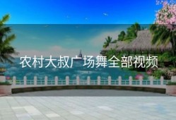 农村大叔广场舞全部视频