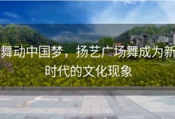 舞动中国梦，扬艺广场舞成为新时代的文化现象