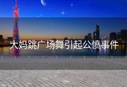 大妈跳广场舞引起公愤事件