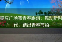 糖豆广场舞青春踢踏：舞动新时代，踏出青春节拍