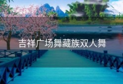 吉祥广场舞藏族双人舞