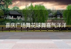 喜庆广场舞花球舞喜气洋洋