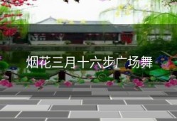 烟花三月十六步广场舞
