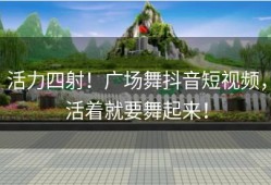 活力四射！广场舞抖音短视频，活着就要舞起来！