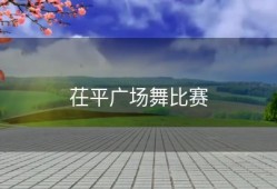 茌平广场舞比赛