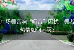 广场舞音响“哑音”困扰，舞者热情如何不灭？