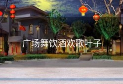 广场舞饮酒欢歌叶子