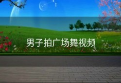 男子拍广场舞视频