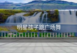 明星孩子跳广场舞