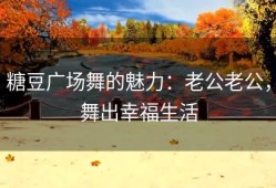 糖豆广场舞的魅力：老公老公，舞出幸福生活