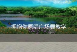 拥抱你原唱广场舞教学