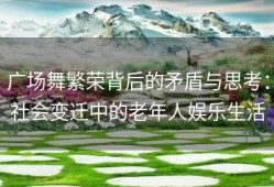 广场舞繁荣背后的矛盾与思考：社会变迁中的老年人娱乐生活