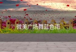 微美广场舞蓝色雨