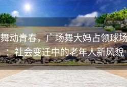 舞动青春，广场舞大妈占领球场：社会变迁中的老年人新风貌