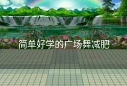 简单好学的广场舞减肥