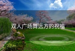 双人广场舞远方的祝福