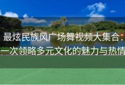 最炫民族风广场舞视频大集合：一次领略多元文化的魅力与热情
