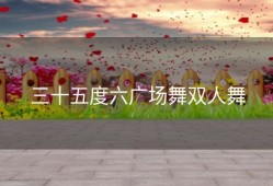 三十五度六广场舞双人舞