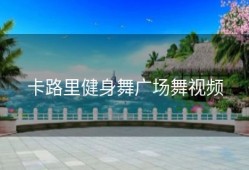 卡路里健身舞广场舞视频