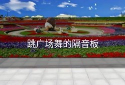 跳广场舞的隔音板