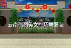 云南瑞丽美女广场舞服装