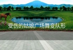 受伤的姑娘广场舞变队形