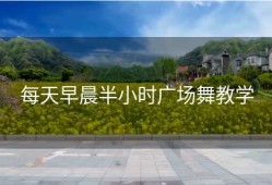 每天早晨半小时广场舞教学