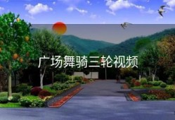 广场舞骑三轮视频