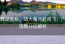 舞动金秋，随大雁共赴南飞：广场舞分段解析