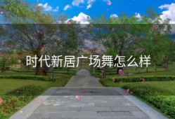 时代新居广场舞怎么样