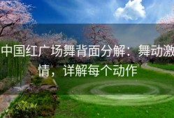 中国红广场舞背面分解：舞动激情，详解每个动作